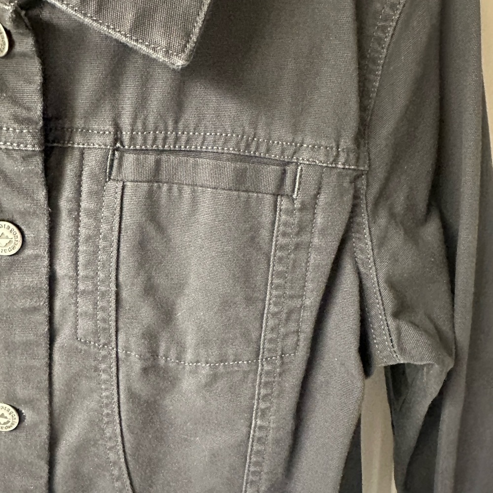 Patagonia Women's Black Jean Jacket with Button Front - Picture 6 of 9